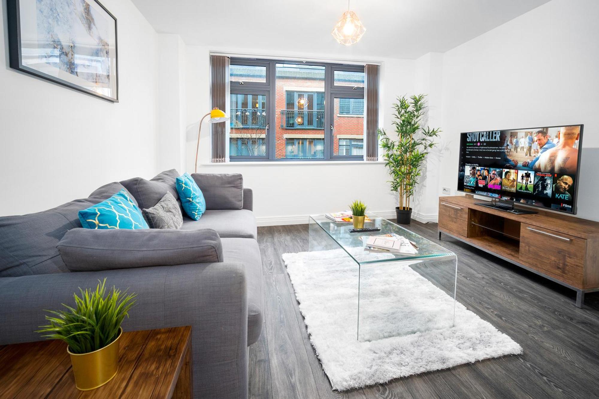 New Luxe Apartment - Secure Parking - Birmingham City Centre - Netflix - Wifi - Top Rated - 54M Екстериор снимка